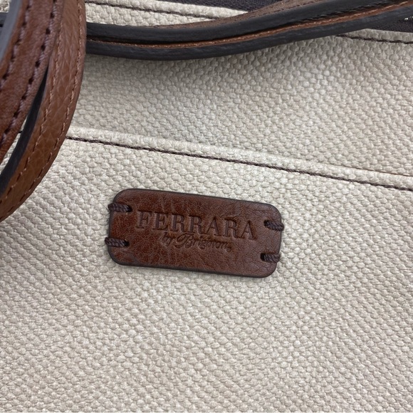 BRIGHTON FERRARA FELI CROSSBODY BAG ST.TOPEZ COLLECTION BROWN/TAN COLOR - Picture 6 of 8